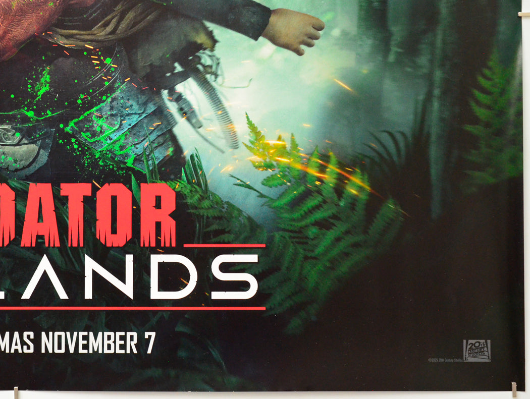 Predator: Badlands (Bottom Right) Cinema Quad Movie Poster 