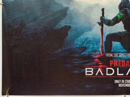 Predator: Badlands (Bottom Left) Cinema Quad Movie Poster 