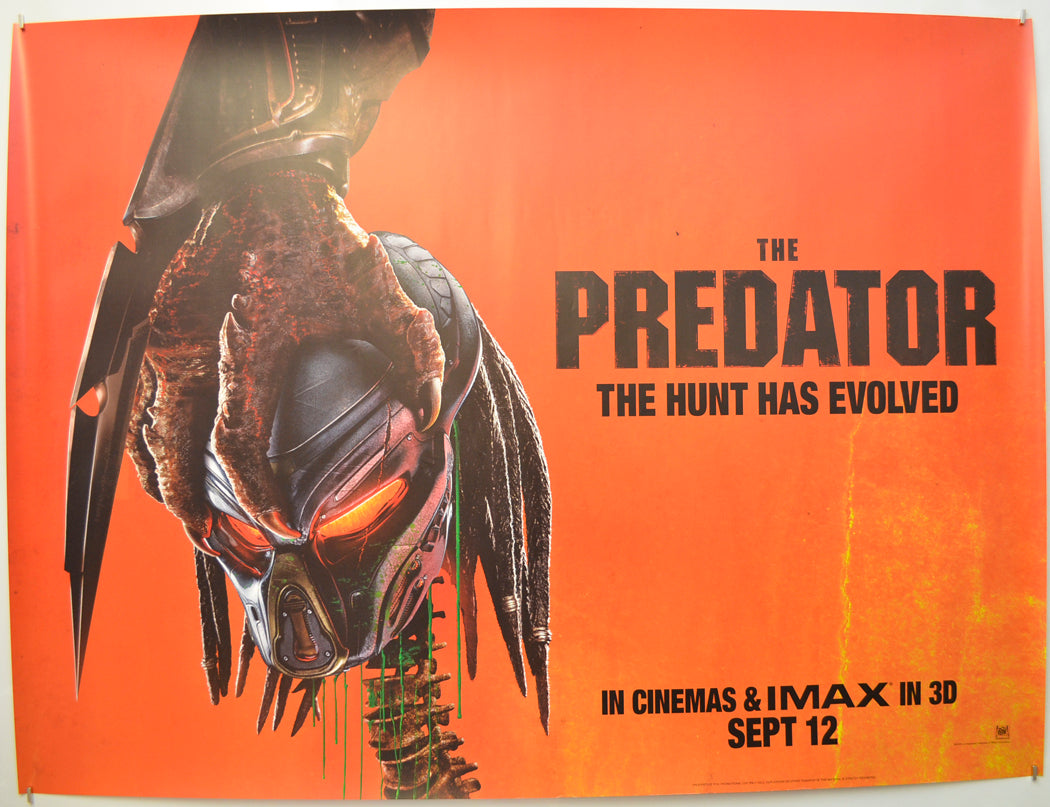 The Predator (Teaser / Advance Version A)  Original Quad Poster - Film Poster - Movie Poster