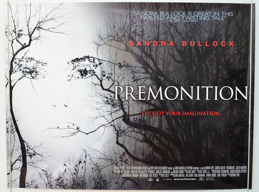 Premonition  Original British Quad Poster - Film Poster - Movie Poster