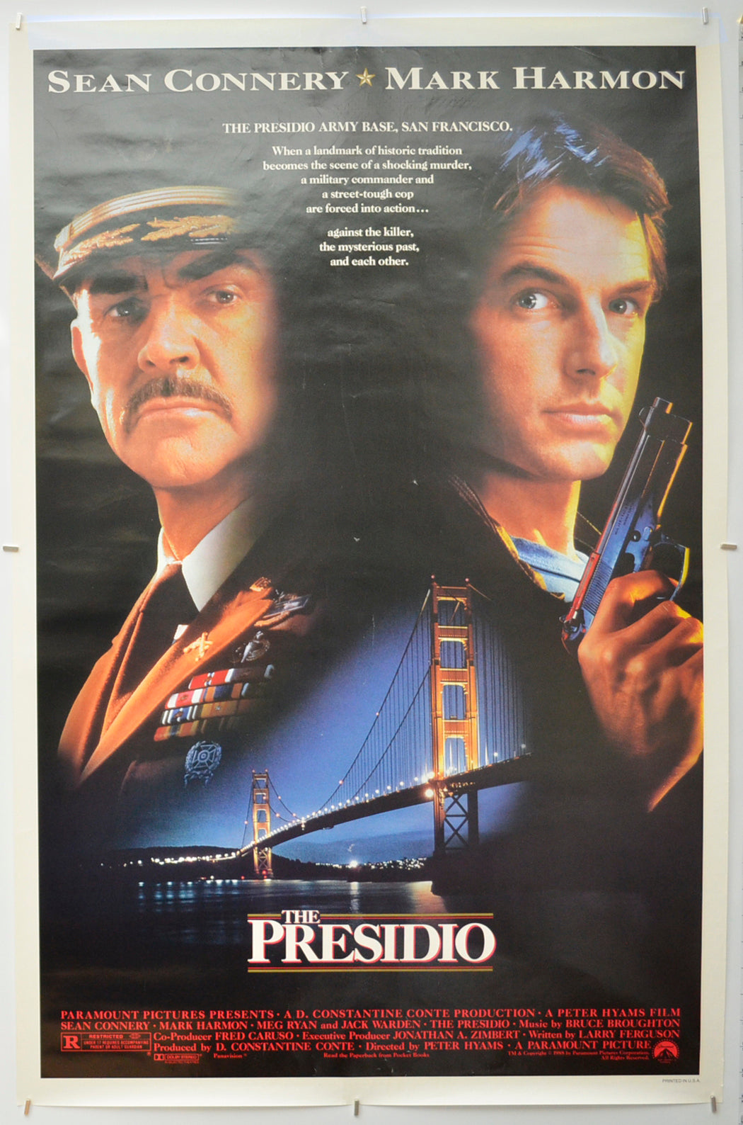 The Presidio Original One Sheet Poster - Film Poster - Movie Poster