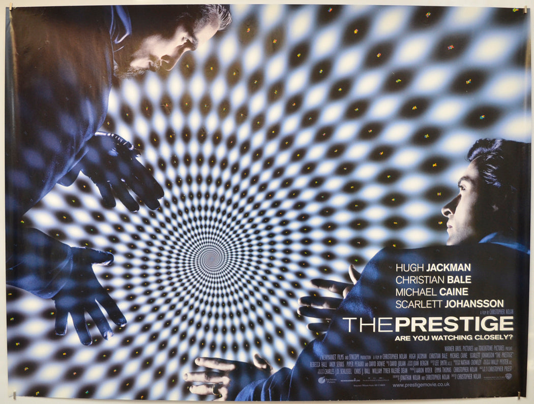 The Prestige  Original Quad Poster - Film Poster - Movie Poster