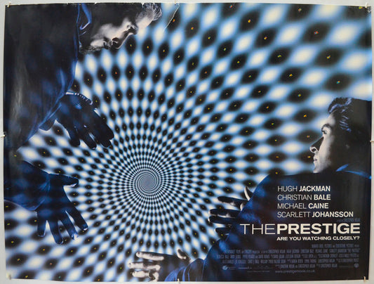 The Prestige  Original Quad Poster - Film Poster - Movie Poster