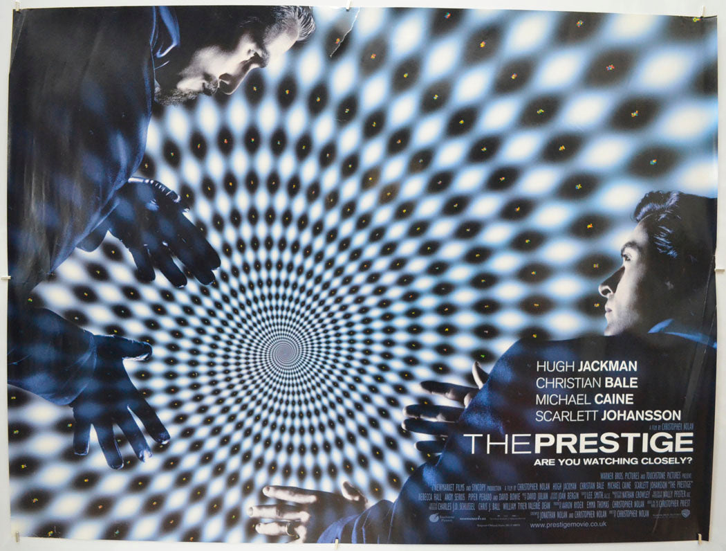 The Prestige  Original Quad Poster - Film Poster - Movie Poster