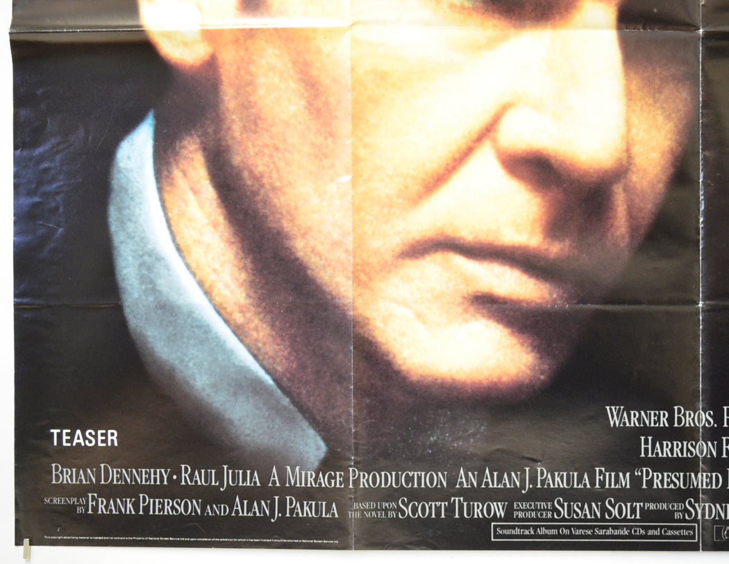 PRESUMED INNOCENT (Bottom Left) Cinema Quad Movie Poster 