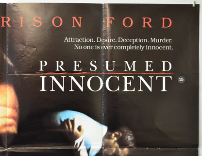 PRESUMED INNOCENT (Top Right) Cinema Quad Movie Poster 