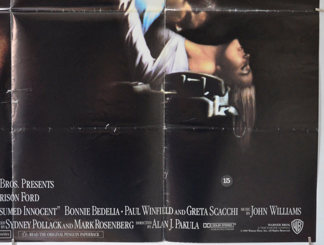 PRESUMED INNOCENT (Bottom Right) Cinema Quad Movie Poster 