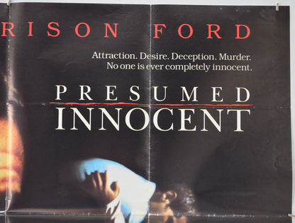 PRESUMED INNOCENT (Top Right) Cinema Quad Movie Poster 