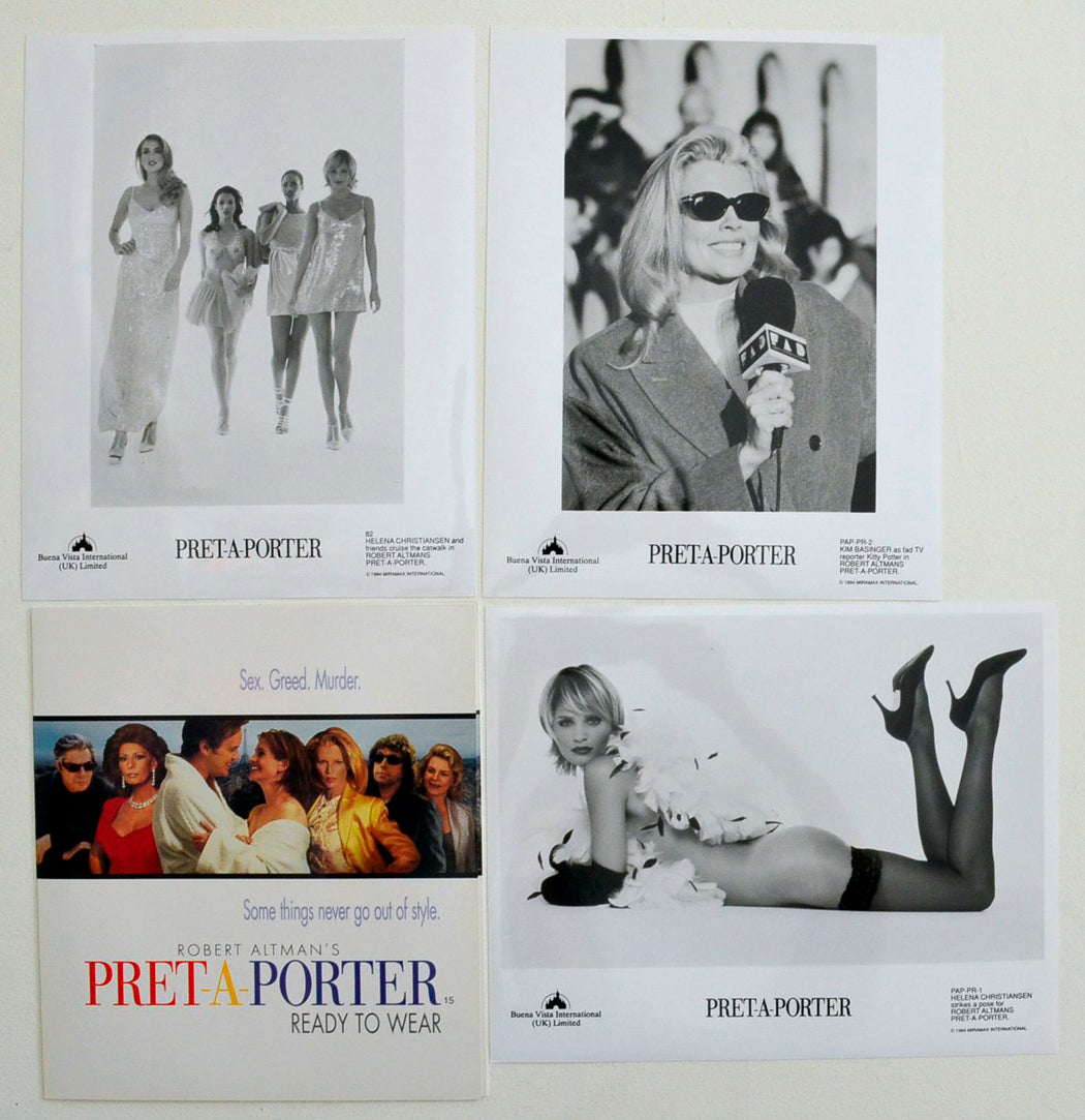 Pret-A-Porter  (Ready To Wear)  Original Cinema Exhibitors Press Kit 