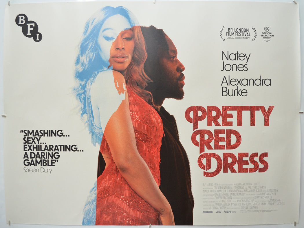 Pretty Red Dress Original Quad Poster - Film Poster - Movie Poster 