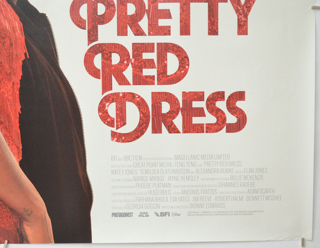 PRETTY RED DRESS (Bottom Right) Cinema Quad Movie Poster 