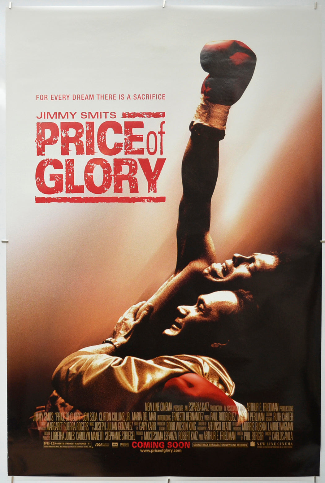 Price Of Glory Original One Sheet Poster - Film Poster - Movie Poster