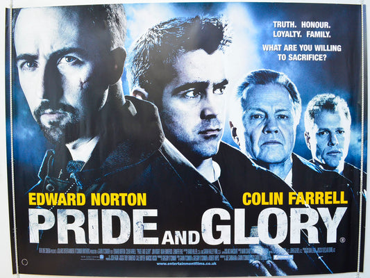 Pride And Glory  Original British Quad Poster - Film Poster - Movie Poster