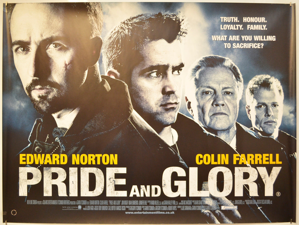 Pride And Glory  Original Quad Poster - Film Poster - Movie Poster