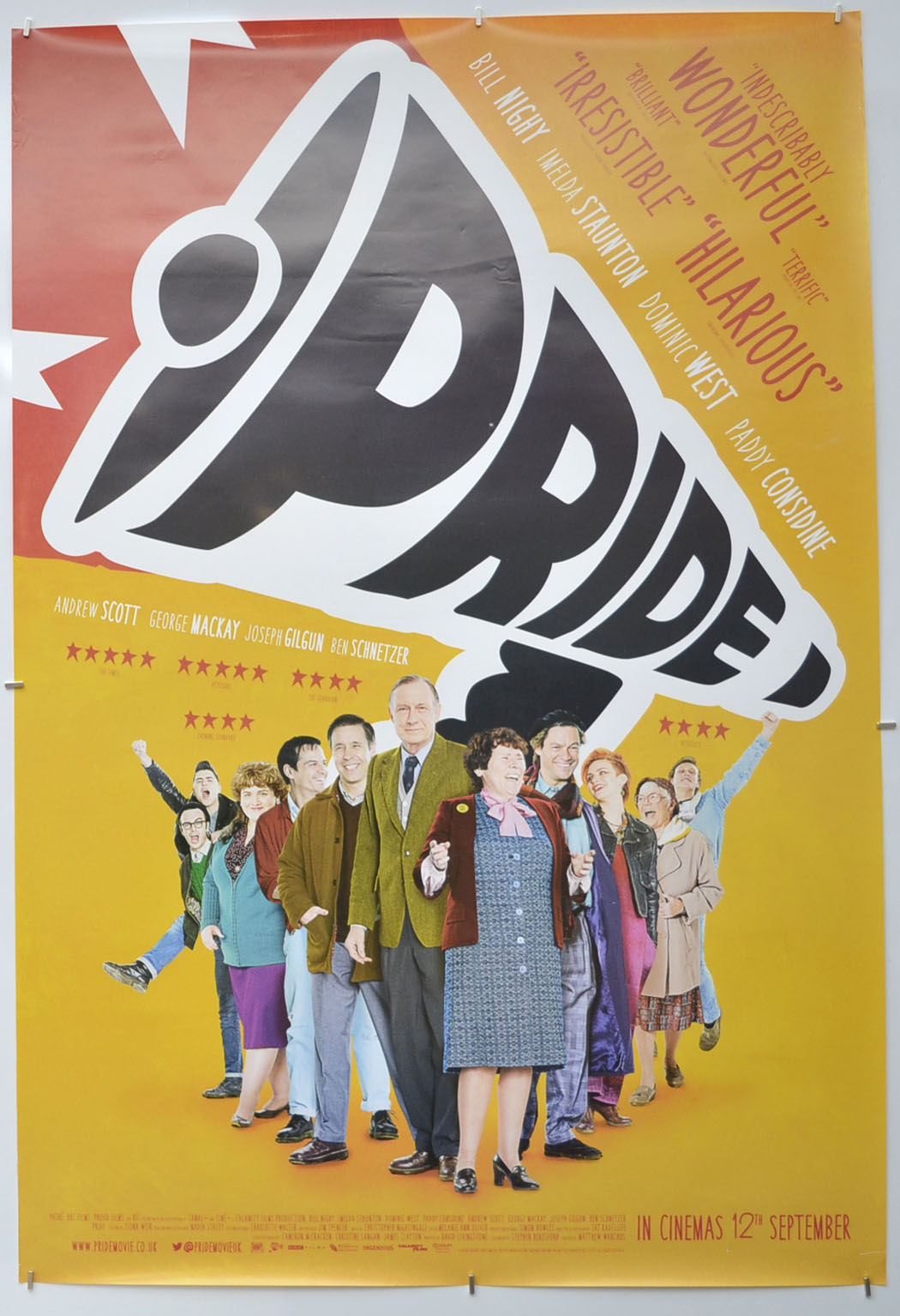 Pride Original One Sheet Poster - Film Poster - Movie Poster