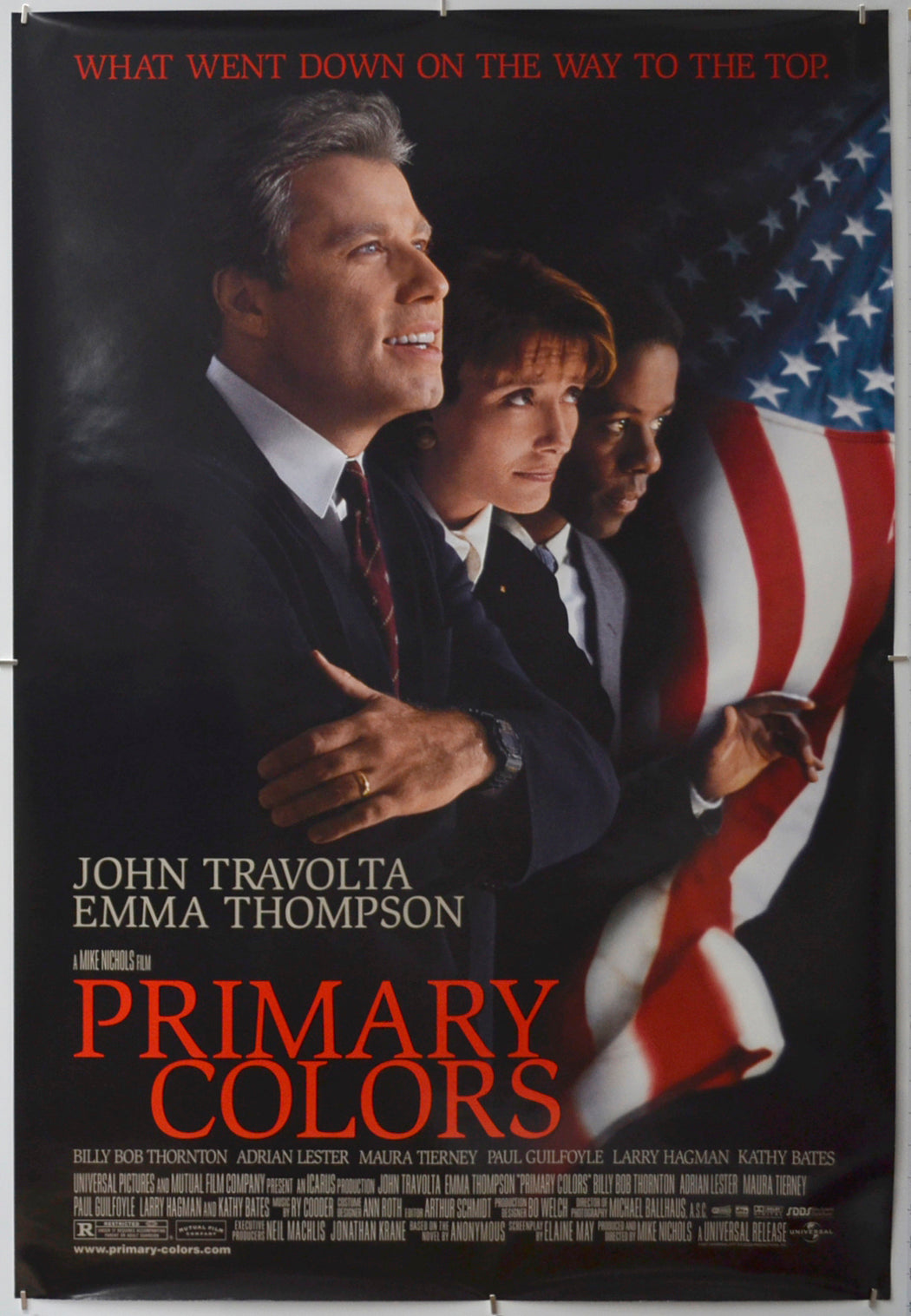 Primary Colors Original One Sheet Poster - Film Poster - Movie Poster