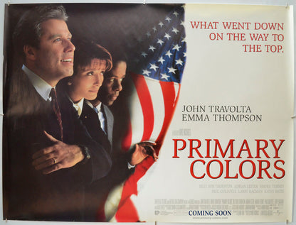 Primary Colors Original Quad Poster - Film Poster - Movie Poster