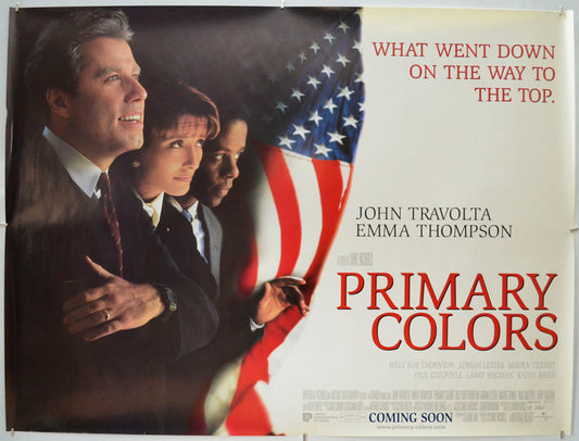 Primary Colors Original Quad Poster - Film Poster - Movie Poster