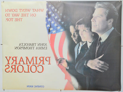 Primary Colors (Back) Cinema Quad Movie Poster 