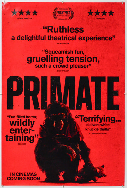 Primate - Original One Sheet Poster - Film Poster - Movie Poster 