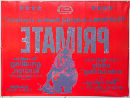 Primate (Back) Cinema Quad Movie Poster 