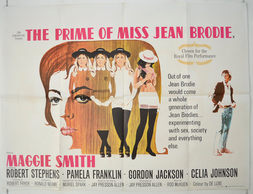 The Prime Of Miss Jean Brodie   Original Quad Poster - Film Poster - Movie Poster 