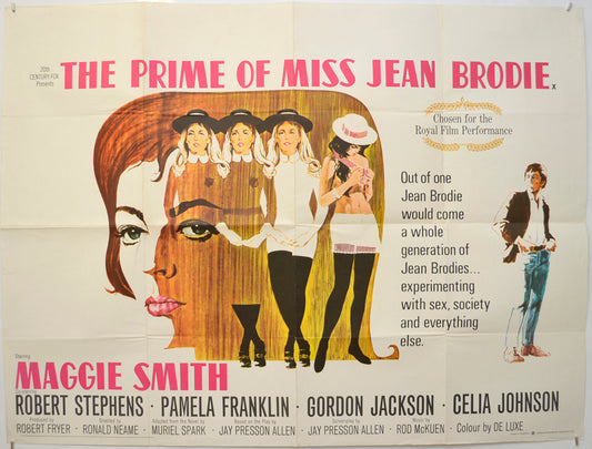 The Prime Of Miss Jean Brodie Original Quad Poster - Film Poster - Movie Poster  