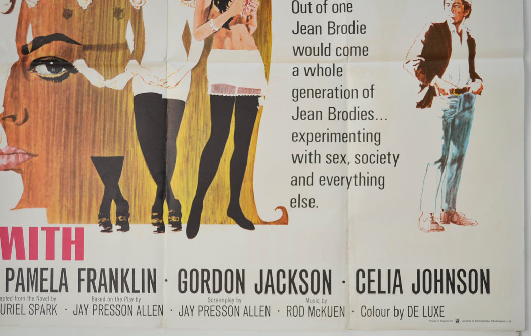 THE PRIME OF MISS JEAN BRODIE (Bottom Right) Cinema Quad Movie Poster 