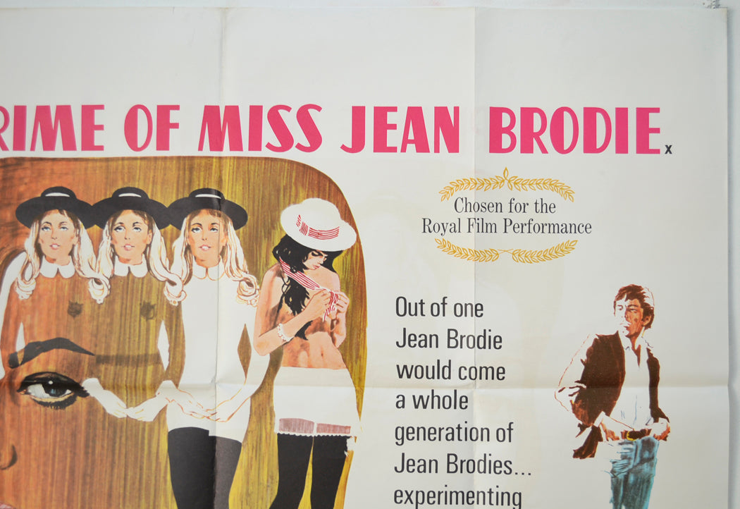 THE PRIME OF MISS JEAN BRODIE (Top Right) Cinema Quad Movie Poster 