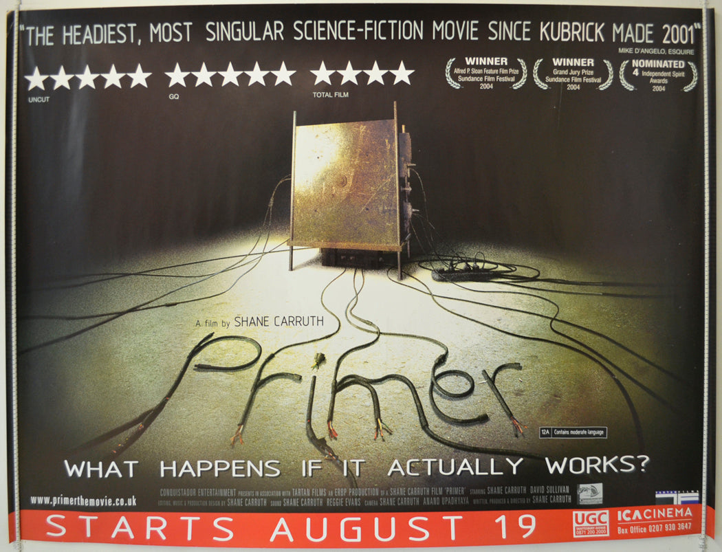 Primer  Original Quad Poster - Film Poster - Movie Poster 