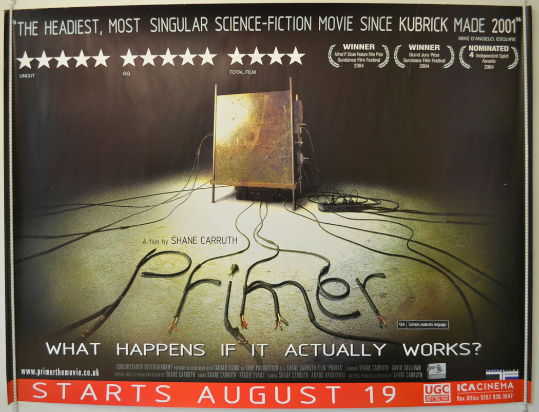 Primer  Original Quad Poster - Film Poster - Movie Poster 