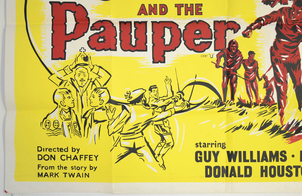 THE PRINCE AND THE PAUPER (Bottom Left) Cinema Quad Movie Poster 