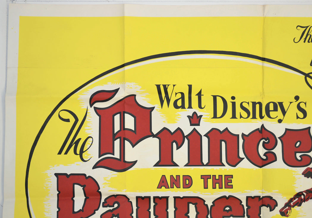 THE PRINCE AND THE PAUPER (Top Left) Cinema Quad Movie Poster 