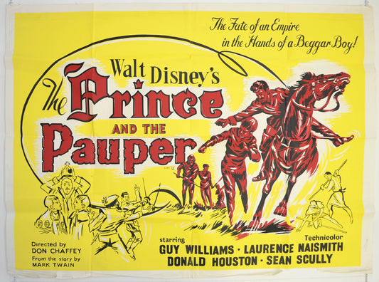 The Prince And The Pauper  Original British Quad Poster - Film Poster - Movie Poster 