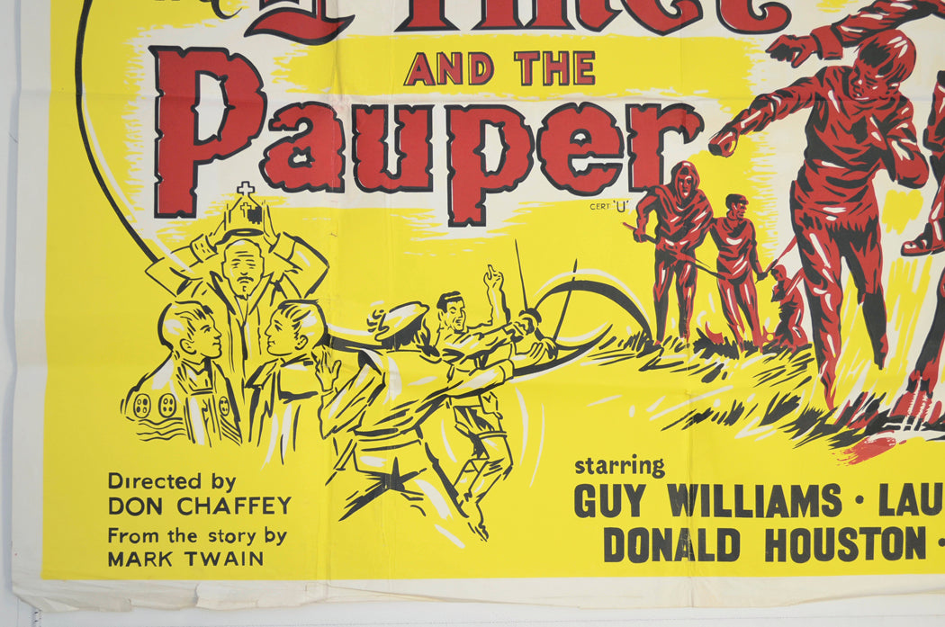 THE PRINCE AND THE PAUPER (Bottom Left) Cinema Quad Movie Poster 