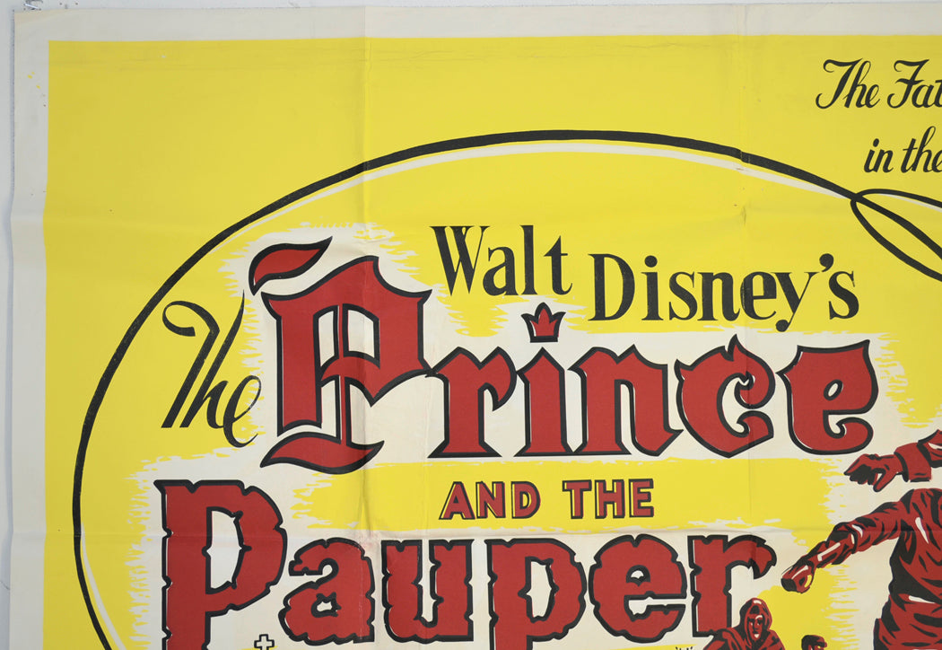 THE PRINCE AND THE PAUPER (Top Left) Cinema Quad Movie Poster 