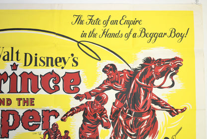 THE PRINCE AND THE PAUPER (Top Right) Cinema Quad Movie Poster 