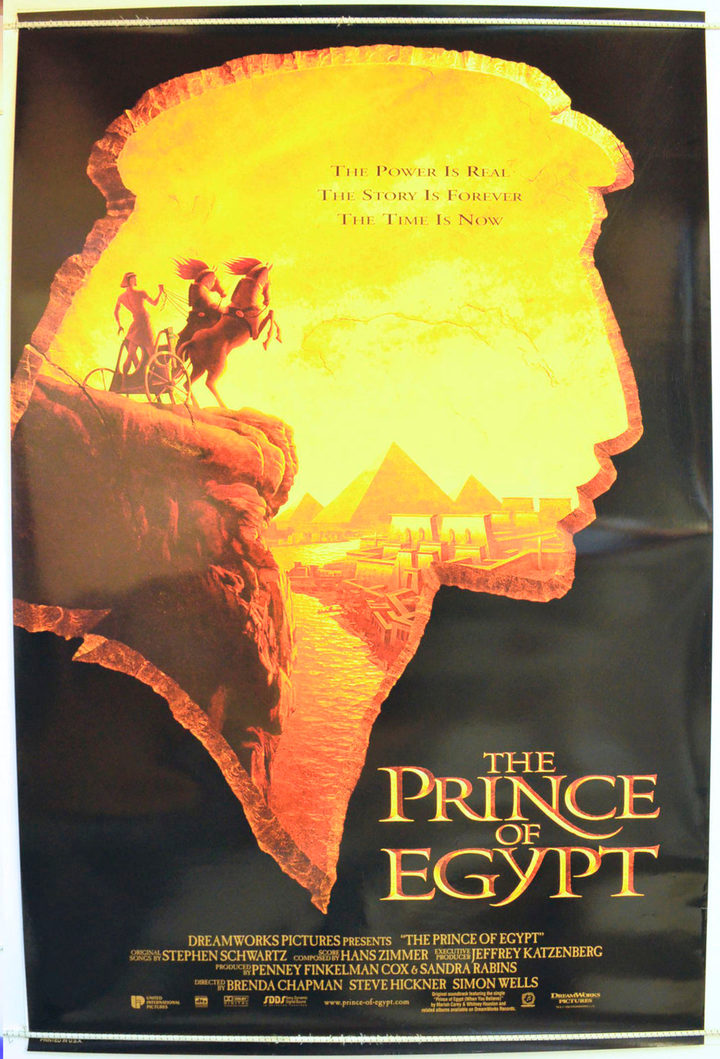 The Prince Of Egypt Original One Sheet Poster - Film Poster - Movie Poster 