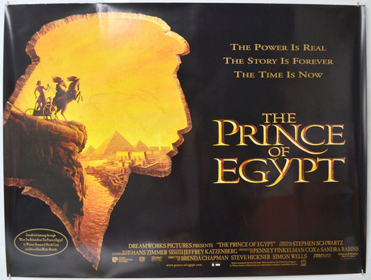 The Prince Of Egypt Original Quad Poster - Film Poster - Movie Poster