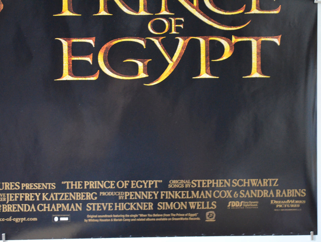 THE PRINCE OF EGYPT (Bottom Right) Cinema Quad Movie Poster 