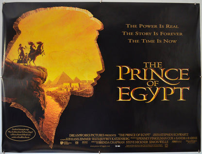 The Prince Of Egypt - Original Quad Poster - Film Poster - Movie Poster