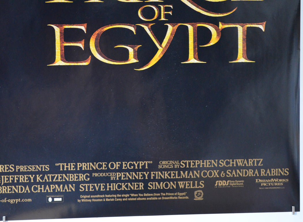 THE PRINCE OF EGYPT (Bottom Right) Cinema Quad Movie Poster 