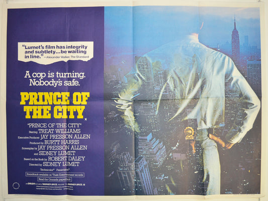 Prince Of The City  Original British Quad Poster - Film Poster - Movie Poster 