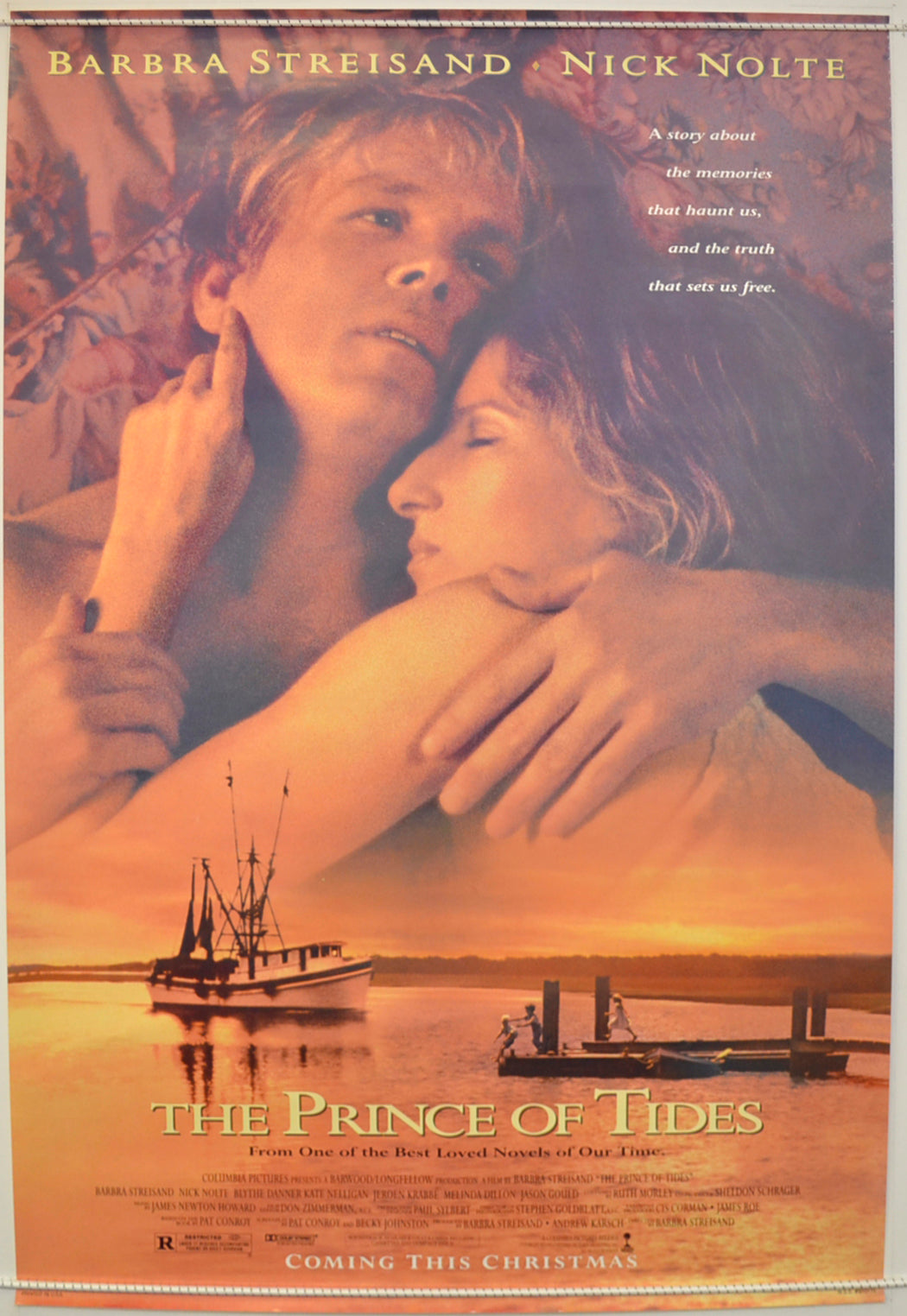 The Prince Of Tides  (Teaser / Advance Version)  Original One Sheet Poster - Film Poster - Movie Poster 