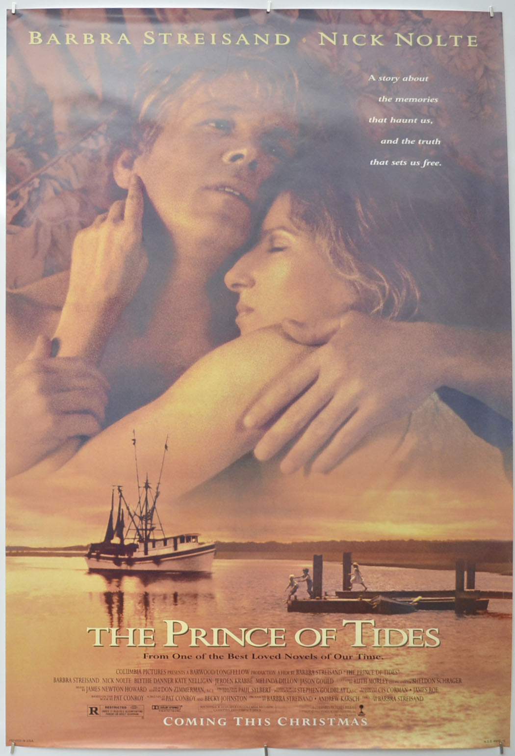 The Prince Of Tides (Teaser / Advance Version ) Original One Sheet Poster - Film Poster - Movie Poster