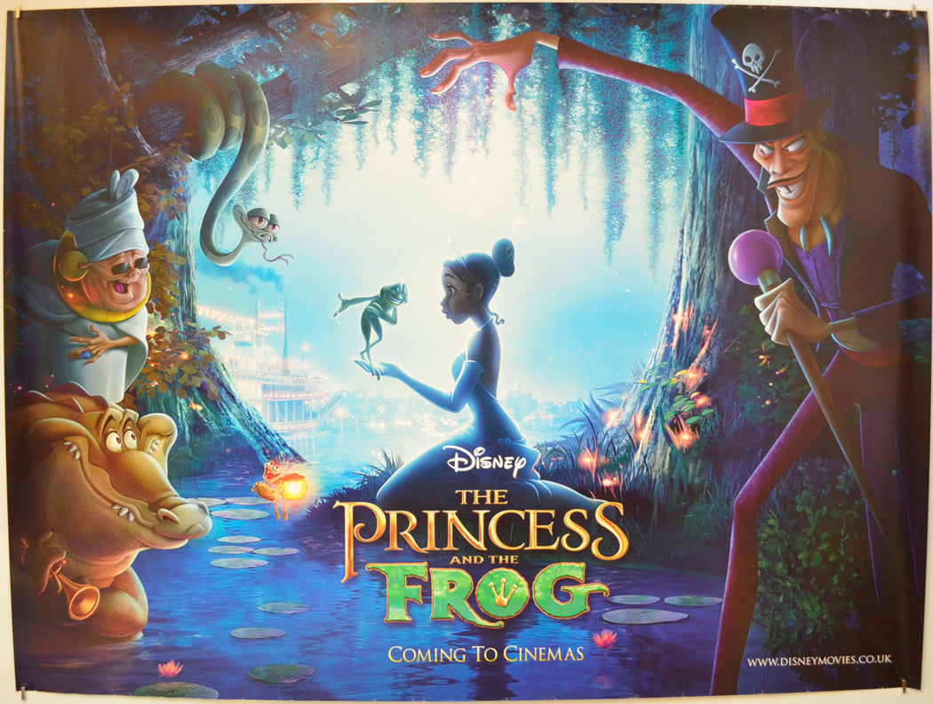 The Princess And The Frog  (Teaser / Advance Version) Original Quad Poster - Film Poster - Movie Poster