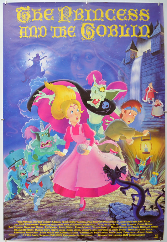 The Princess And The Goblin  Original One Sheet Poster - Film Poster - Movie Poster