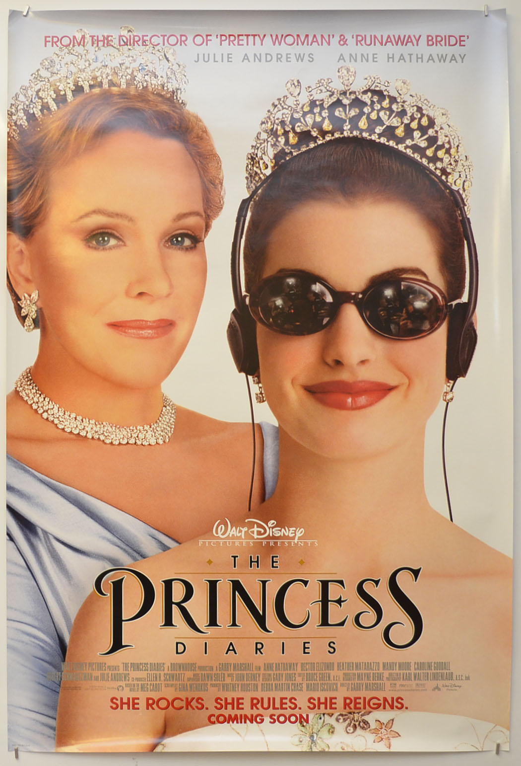 The Princess Diaries (Teaser / Advance Version) Original One Sheet Poster - Film Poster - Movie Poster