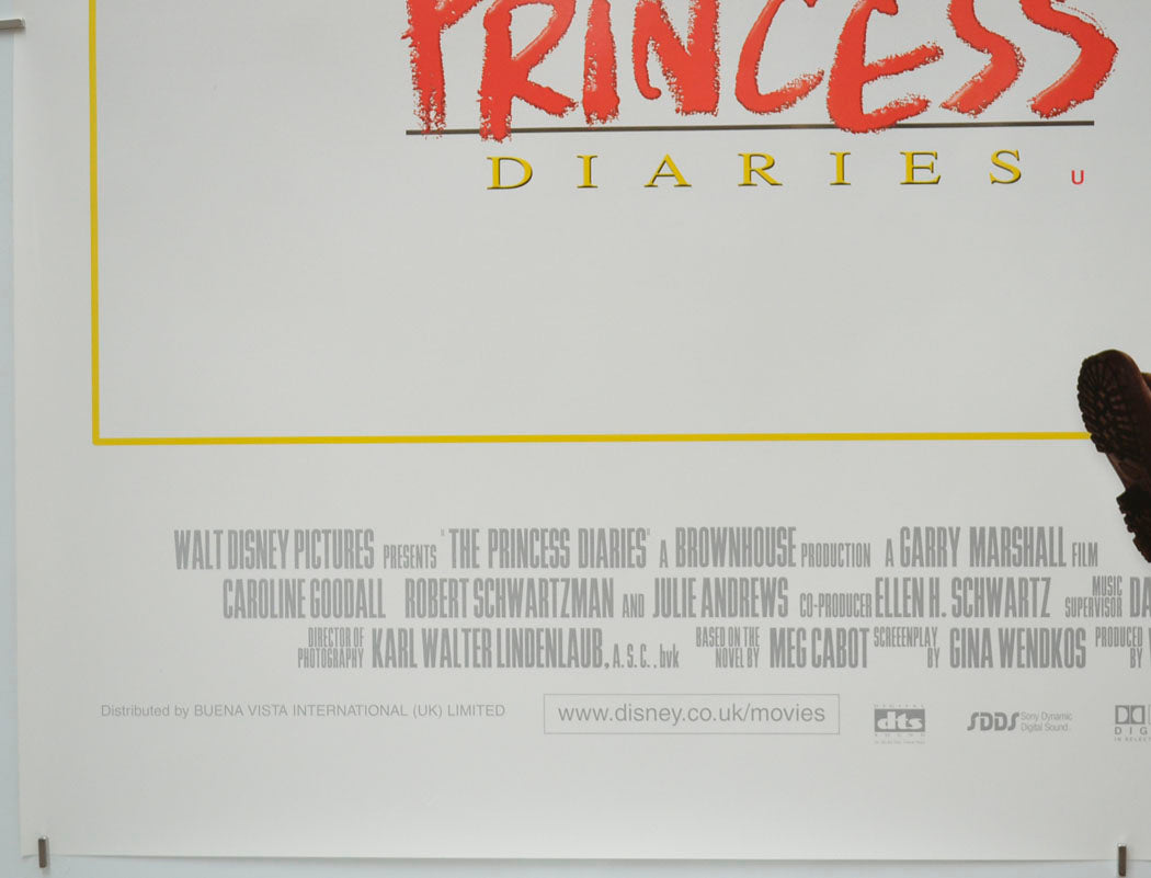 THE PRINCESS DIARIES (Bottom Left) Cinema Quad Movie Poster 