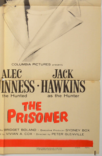 THE PRISONER (Bottom Right) Cinema One Sheet Movie Poster 